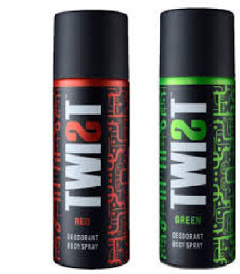 

Twist Deodrant Twist red and twist green deodorant Deodorant Spray - For Men & Women(150 ml, Pack of 2)
