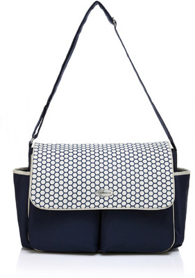 

Colorland Suitable for Daddy and Mummy Baby Diaper Bag New Launch Tote Diaper Bag(White Dots)