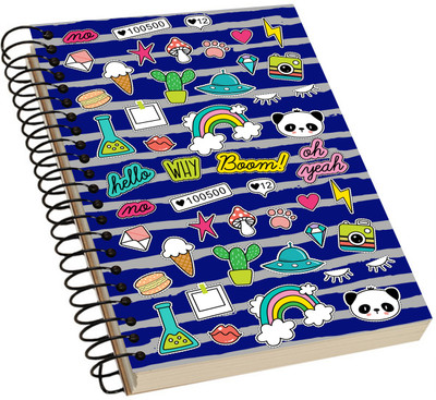 

MrSanotiyas A5 Notebook(Innovative Texture Notebook, Multicolor)