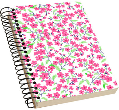 

MrSanotiyas A5 Notebook(Innovative Floral Notebook, Multicolor)