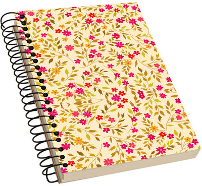 

MrSanotiyas A5 Notebook(Innovative Floral Notebook, Multicolor)