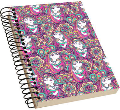

MrSanotiyas A5 Notebook(Innovative Floral Notebook, Multicolor)