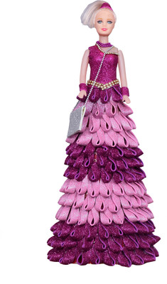 

Princess Party Outfit For 30-35 Doll(Pink, White)