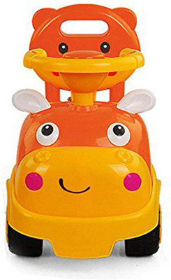 Baybee Beatles Premium Push Ride-on Car Car Non Battery Operated Ride On(Brown), Orange