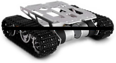 

KitsGuru (EXPORT QUALITY) ALUMINIUM ALLOY SMART CAR TANK ROBOT CRAWLER CHASSIS WITH MOTORS (DIY UNASSEMBLED) Electronic Components Electronic Hobby Kit