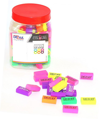 

Dezha AccuClear Non-Toxic Eraser(Set of 1, Green, Pink, Purple, Orange, Yellow)