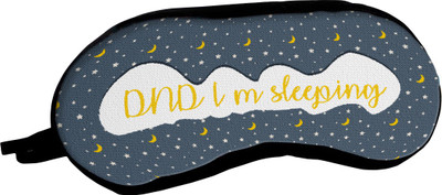 

Paper Plane Design Sleeping Eye-Mask " DND I'm Sleeping"(1 ml)