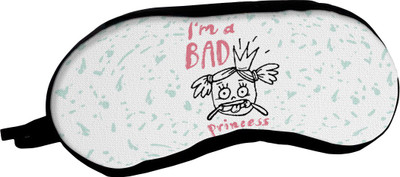 

Paper Plane Design Sleeping Eye-Mask "I'M a Bad Princess"(1 ml)