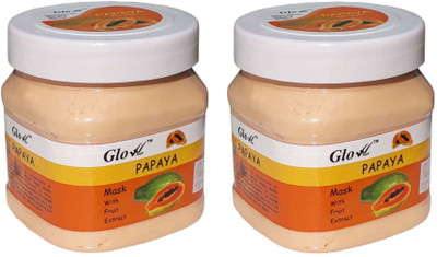 

Glow Right PAPAYA MASK 2 Pack of 500ml(1000 ml)