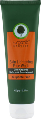 

Organic Harvest Skin Lightening Face Wash (Sulphate Free) Face Wash(100 g)