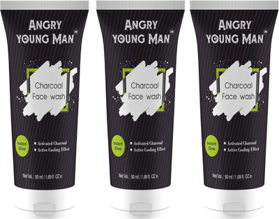 

Angry Young Man Charcoal Face Wash ( 50 ML X 3) Face Wash(150 ml)