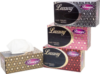

Biowipe Luxury Facial Tissue(Pack of 4)
