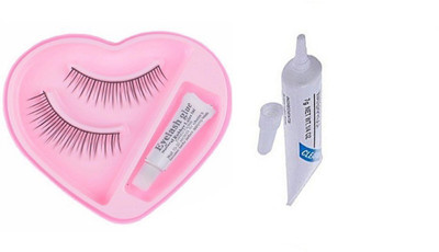 

NERR fake eyelesh with glue (Pack of 2)(Pack of 2)