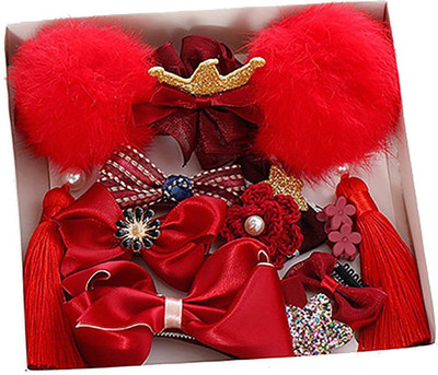 

Young & Forever Prime Day Exclusive Hair Accessories Hair Accessory Set(Gold, Red, Blue)