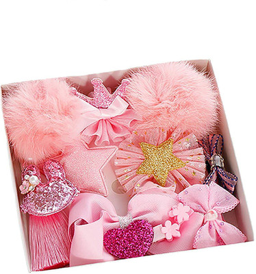 

Young & Forever Prime Day Exclusive Hair Accessories Hair Accessory Set(Pink, Gold)