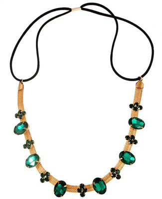 

Young & Forever Paradiso Princess Crown Hair Band Wedding Prom Pageant Bridesmaids Tiara Silver with Crystals Head Band(Gold, Black, Green)