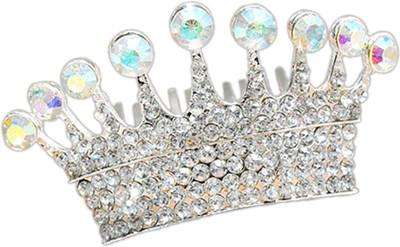 

Young & Forever Verona Collection Diamante Bow Hair Comb Hair Clip(Silver)