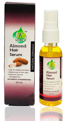 

K SECRET ALMOND HAIR SERUM (50ml) - PACK OF 2 Hair Oil(5 ml)