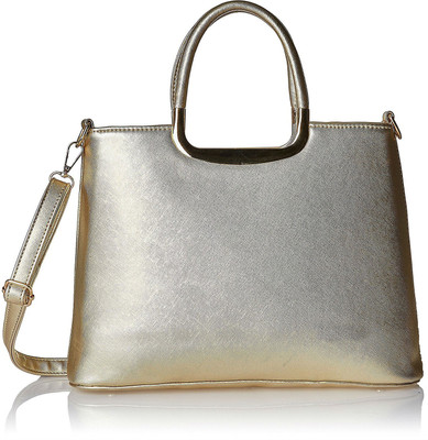 Creative India Exports Hand-held Bag(Gold)