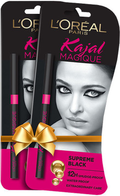 L'Oreal Paris Kajal Magique(Supreme black, 0.76 g)