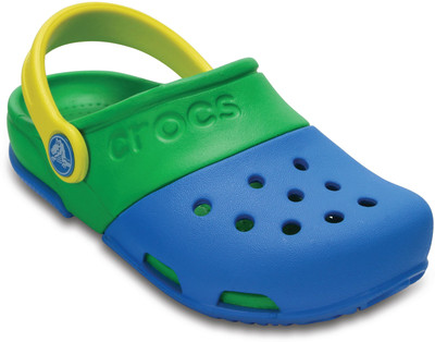 

Crocs Boys & Girls Slip-on Clogs(Blue, Ocean/grass green