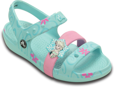 

Crocs Girls Velcro Sports Sandals(Blue, Ice blue