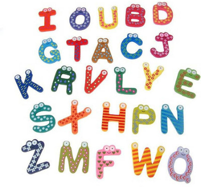 

Shree Krishna Handicrafts And Gallery Alphabets Fridge Magnets(Multicolor)