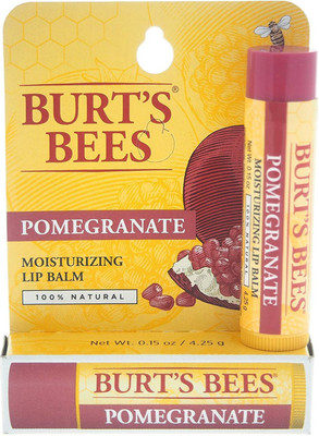

Burt's Bees Lip Balm, Pomegranate Oil, 0.15 oz Pomegranate(Pack of: 1, 4.25 g)
