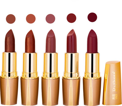 

Rythmx Lipstick Combo For Daily Wear - Crème Matte 5 Lipstick Sets For Women - 1(Brown, Maroon, Dark Brown, Magenta)