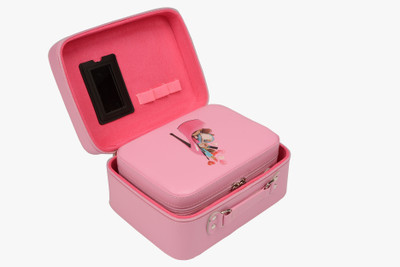 

House of Quirk Makeup Brush Organizer(Pink)