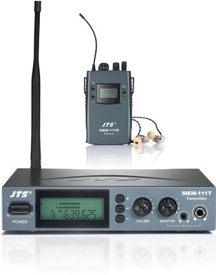 

JTS SIEM-111T/111R/IE6 UHF Wireless In-Ear-Monitoring(Black)