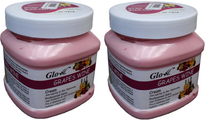 

Glow Right GRAPES WINE CREAM 2 Pack of 500ml(1000 ml)