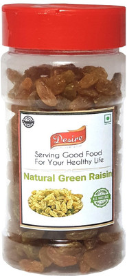 

Desire Foods Natural Green Raisins(400 g, Plastic Bottle)