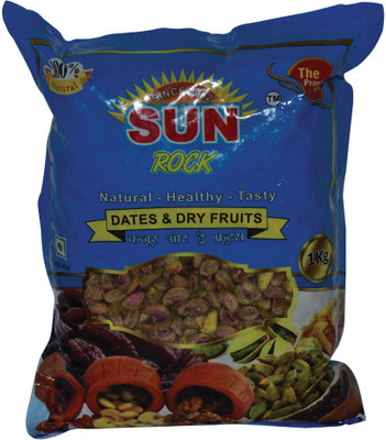 

SUN ROCK 1kg Pistha Kernal Pistachios(1 kg, Pouch)