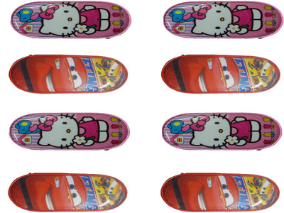 

Giftshub Light Weight Pencil Box Character printed Art Plastic Pencil Boxes(Set of 8, Multicolor)
