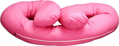 

QUBIFT PLAIN Pregnancy Pillow Pack of 1(Pink)
