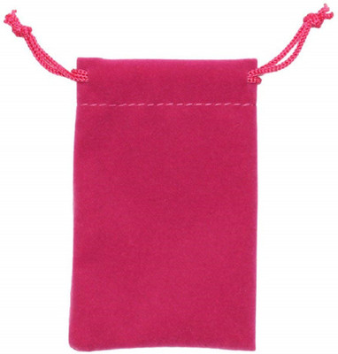 

SYGA Set of 10 Velvet Cloth Jewellery Pouches/Drawstring Bags for Jewellery Gift (Pink) Pouch(Pink)