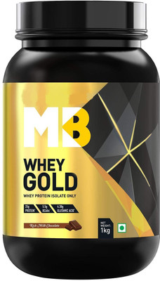 

MB Gold 100% Isolate Whey Protein(1 kg, Rich Milk Chocolate)