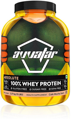 

Avvatar ABSOLUTE 100% WHEY PROTEIN Whey Protein(2.27 kg, CAFE MOCHA SWIRL)