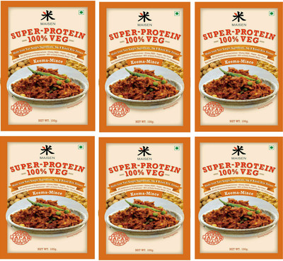 

Maisen Super-Protein 100% Veg Mince-KEEMA 'Made from Two Simple Ingredients, Soy & Brown Rice Extract' -Made in Japan (Pack of 6) 100 g