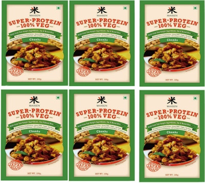

Maisen Super-Protein 100% Veg Chunks 'Made from Two Simple Ingredients, Soy & Brown Rice Extract' -Made in Japan (Pack of 6) 100 g