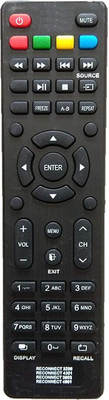 

LipiWorld Reconnect Led/LCD Tv Remote Compatible with Reconnect 3206 4301 3903 4901 Remote Controller(Black)