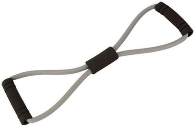 

Shrih Yoga Fitness Workout Toning Resistance Tube Exercise Band for Women Resistance Tube(Black and Grey)