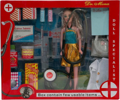 

nvcollections Doctor Doll with Medical Instruments & Learning Accessories For Kids
