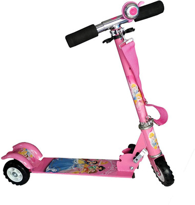 

Prokick 3 Wheel Height Adjustable Folding Scooter for Kids, Flat Platform - Pink Manual Scooter(Pink)