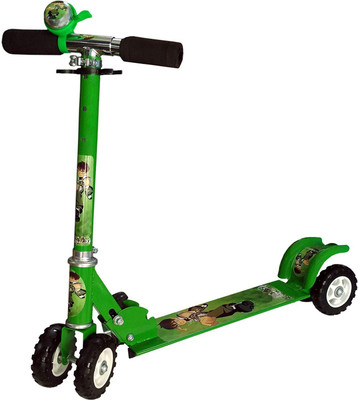 

Prokick 4 Wheel Height Adjustable Folding Scooter for Kids - Green Manual Scooter(Green)