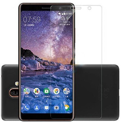 GLOBALCASE Tempered Glass Guard for NOKI 7 PLUS (2018)(Pack of 1)