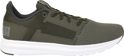 

Puma Enzo Street IDP Training & Gym Shoes For Men(Olive, Forest night-castor gray