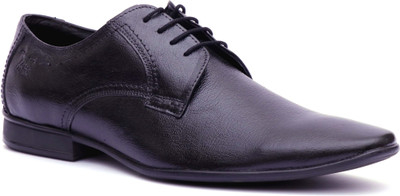 

Hitz Black Genuine Leather Derby Formal Shoes Derby For Men(Black