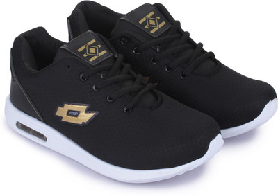 

FashionPlanet Walking Shoes For Men(Black, Gold